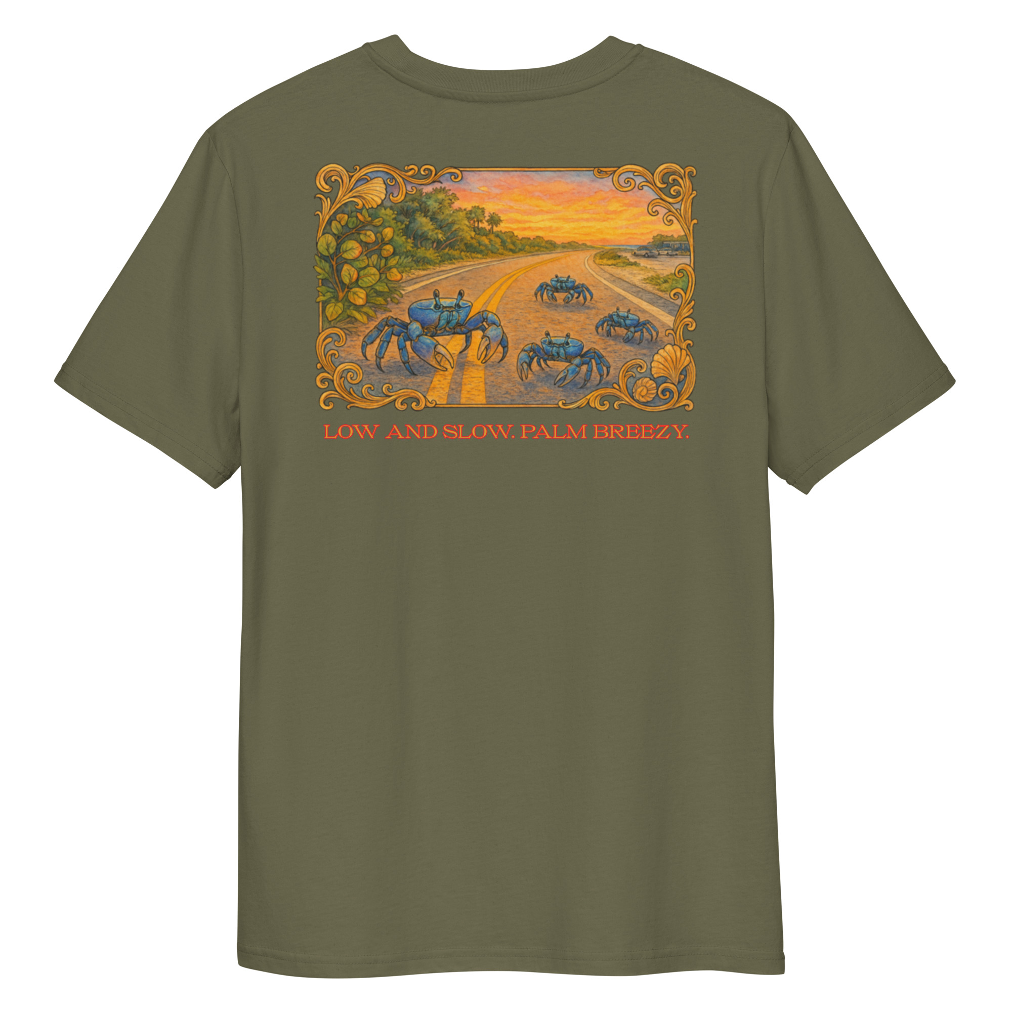 Blue Land Crab Organic Cotton T - Image 2