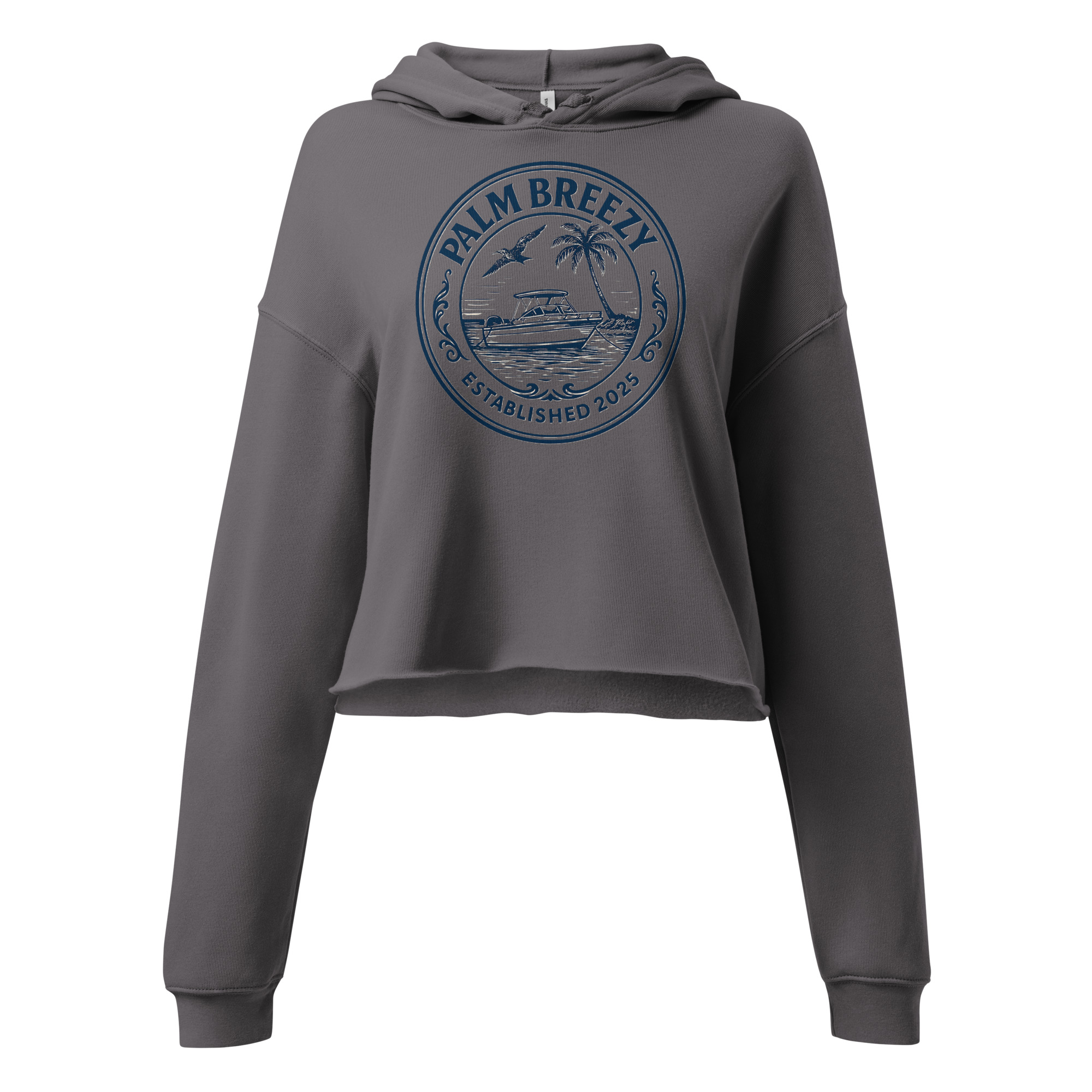 Spoil Island Crop Hoodie